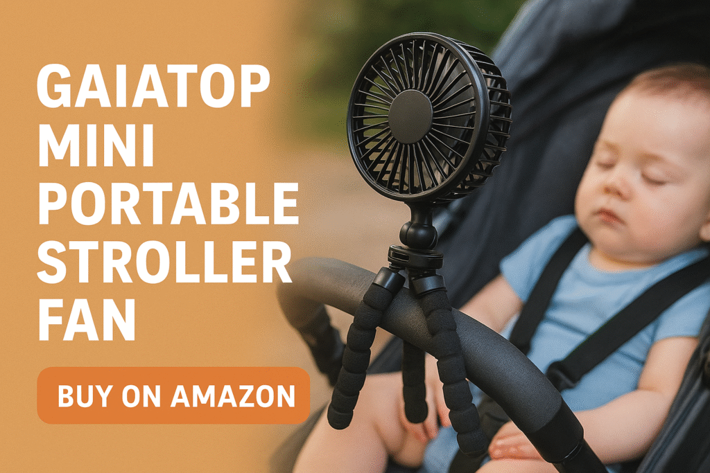 Gaiatop Mini Portable Stroller Fan